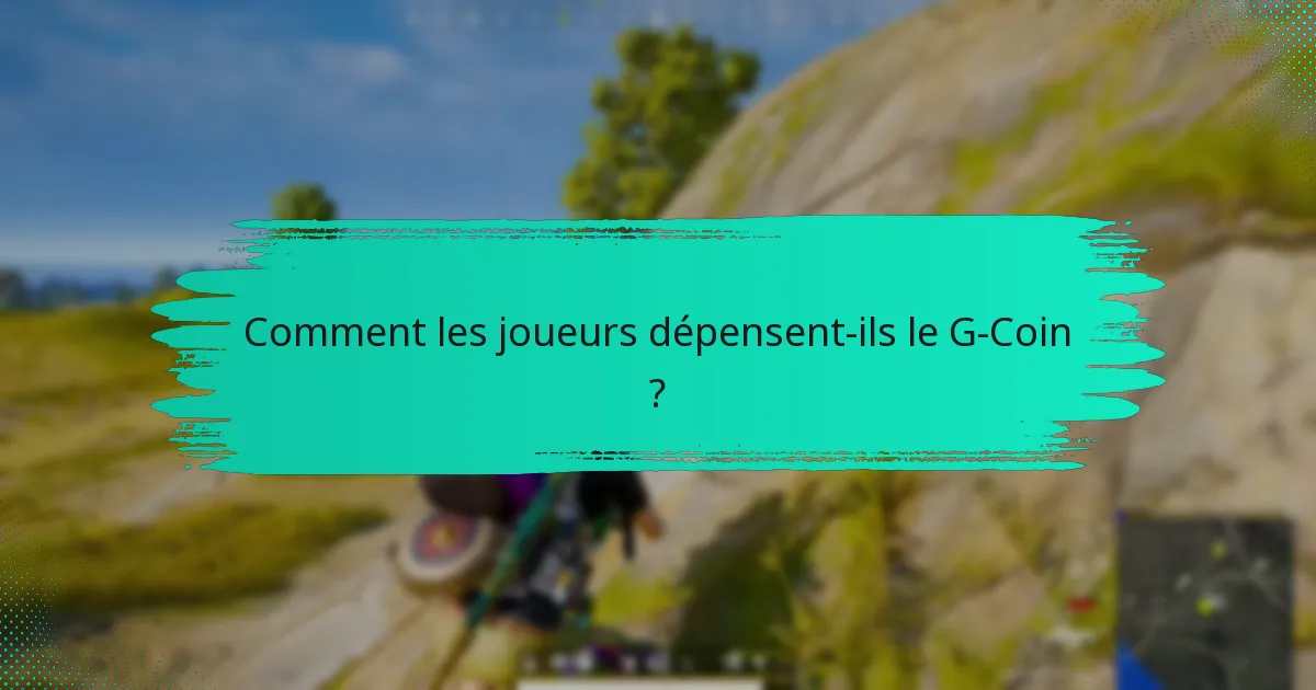 Quel est l’impact économique du G-Coin ?
