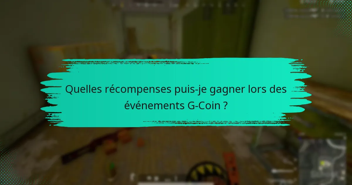 Comment les événements G-Coin se comparent-ils à des événements similaires sur d’autres plateformes ?
