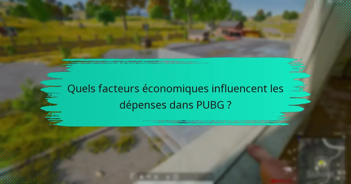 Quelles stratégies les joueurs peuvent-ils utiliser pour des dépenses efficaces dans PUBG ?