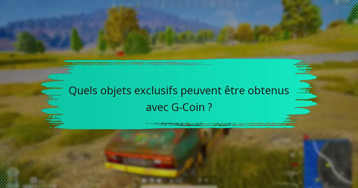 Comment acheter G-Coin ?